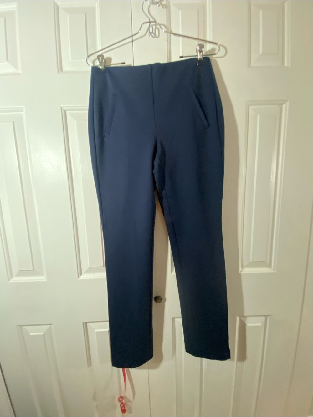 Chico's Navy Juliet Slim-Leg Pants
